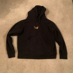 black butterfly hoodie